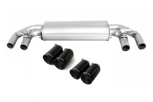Remus uitlaat passend voor Volkswagen Golf VII R - Black Chrome 9560140500004698CBR