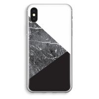 Combinatie marmer: iPhone XS Transparant Hoesje Combinatie marmer: iPhone XS Transparant Hoesje