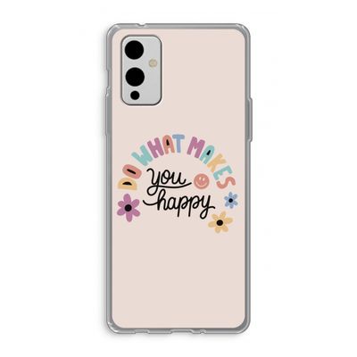 Happy days: OnePlus 9 Transparant Hoesje
