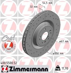 Remschijf SPORT REMSCHIJF COAT Z 400550052