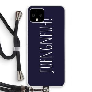 Joengneuh!: Pixel 4 Transparant Hoesje met koord