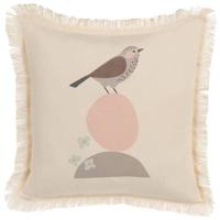 Beliani - WATTLE - Sierkussen - Beige - 60 x 60 cm - Polyester - thumbnail