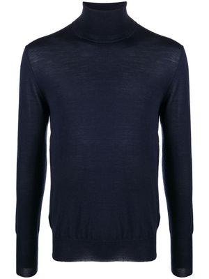 PT Torino pull en maille à col roulé - Bleu
