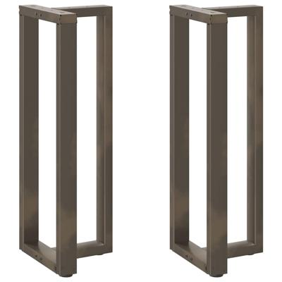 Bartafelpoten 2 st T-vormig 50x35x(110-111) cm staal naturel