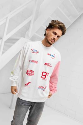 Fearless Blood Dino Sweater Heren Wit - Maat XS - Kleur: Wit | Soccerfanshop