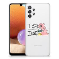 Samsung Galaxy A32 4G | A32 5G Enterprise Editie Telefoonhoesje met Naam i Can