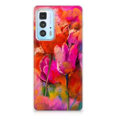 Smartphone hoesje Motorola Edge 20 Pro Tulips