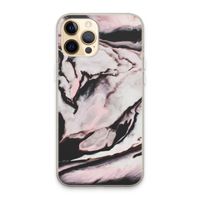 Roze stroom: iPhone 13 Pro Max Transparant Hoesje