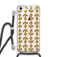 Musketon Anchor: iPhone 8 Transparant Hoesje met koord