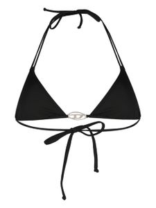 Diesel haut de bikini à bonnets triangles - Noir