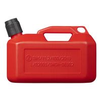 Jerrycan/benzinetank 5 liter rood   - - thumbnail