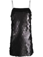 ROTATE BIRGER CHRISTENSEN robe courte à sequins - Noir