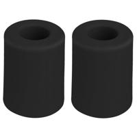 Benson Deurbuffers / deurstoppers rubbers - 2x - zwart -50 x 35 mm - met schroefbevestiging