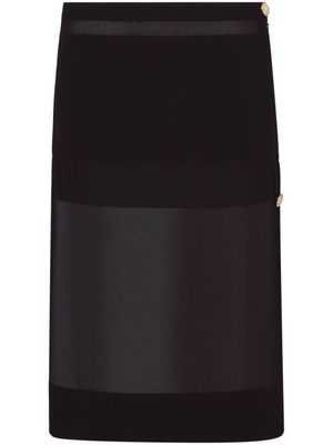 Proenza Schouler jupe en chiffon à effet de transparence - Noir