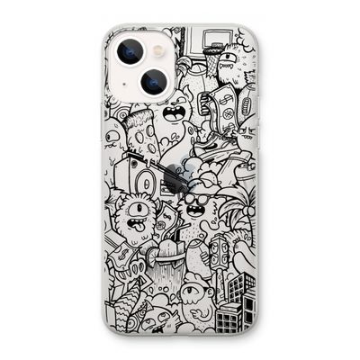 Vexx Black City : iPhone 13 mini Transparant Hoesje