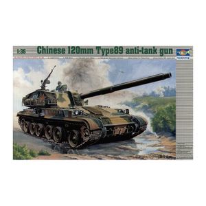 Trumpeter 1/35 Chinese 120mm Type 89 anti-tank gun