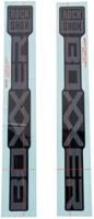 ROCKSHOX Decal set rs grey/matt black sliders