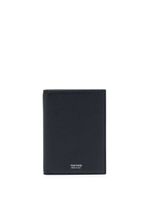 TOM FORD logo-lettering bi-fold leather cardholder - Bleu - thumbnail