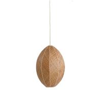 Light & Living Light&living Hanglamp Ø28,5x38 cm MILATOS webbing bruin