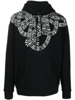 Marcelo Burlon County of Milan hoodie en coton biologique à logo - Noir