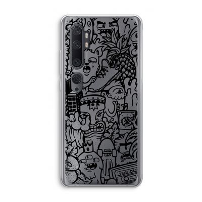 Vexx Black Mixtape: Xiaomi Mi Note 10 Transparant Hoesje