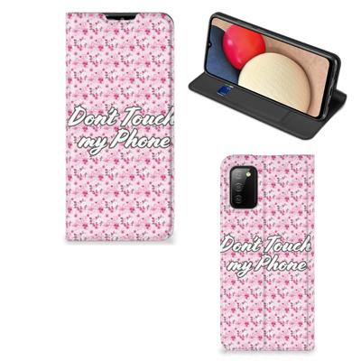 Samsung Galaxy M02s | A02s Design Case Flowers Pink DTMP Samsung Galaxy M02s | A02s Design Case Flowers Pink DTMP
