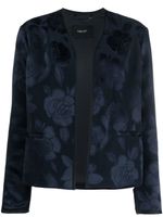 Rachel Comey blazer Kitson à fleurs en jacquard - Bleu