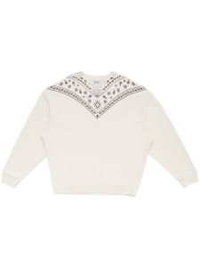 Marcelo Burlon County of Milan sweat à imprimé bandana - Tons neutres