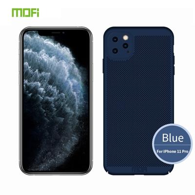 Voor iPhone 11 Pro MOFI ademend PC Ultra-Thin all-inclusive beschermhoes (blauw)