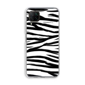 Zebra pattern: Huawei P40 Lite Transparant Hoesje