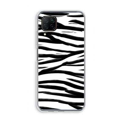 Zebra pattern: Huawei P40 Lite Transparant Hoesje