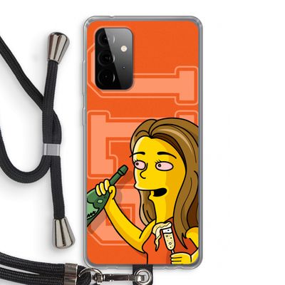 Jamie Lee Simpson: Samsung Galaxy A72 5G Transparant Hoesje met koord