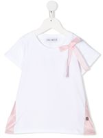 Simonetta t-shirt à détail de nœud - Blanc - thumbnail