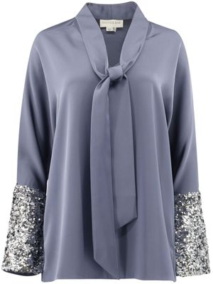 Sachin & Babi haut Reid à ornements de sequins - Gris
