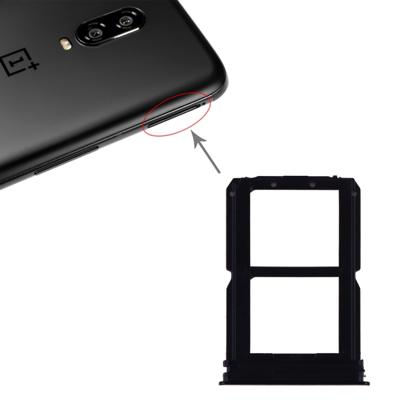 SIM-kaart lade + SIM-kaart lade voor OnePlus 6T (zwart)