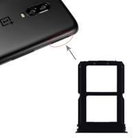 SIM-kaart lade + SIM-kaart lade voor OnePlus 6T (zwart)