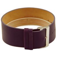 Horlogeband Universeel CCC.1034 / Z034 Onderliggend Leder Paars 28mm