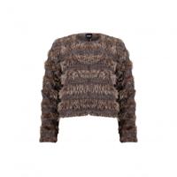 Poools - Bruin | Dames | Vest | Bruin | 40 | regular | Kamst mode