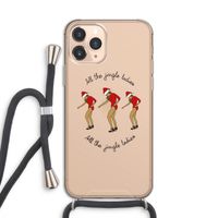 Jingle Ladies: iPhone 11 Pro Transparant Hoesje met koord