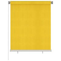 Rolgordijn voor buiten 120x140 cm HDPE geel