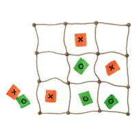 Drie-op-een-rij Spel DKD Home Decor 8424001762071 Natuurlijk Hout 30 x 25 x 6 cm