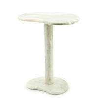 By-Boo Organische Bijzettafel 'Verde' Marmer, 45 x 33cm