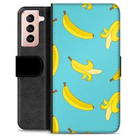 Samsung Galaxy S21 5G Premium Portemonnee Hoesje - Bananen