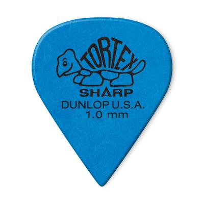 Dunlop Tortex Sharp Plectrum 1.0mm - Per Stuk