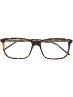 Gucci Eyewear lunettes de vue à monture rectangulaire - Marron