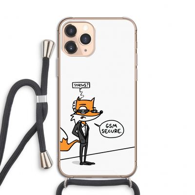 GSM secure: iPhone 11 Pro Transparant Hoesje met koord