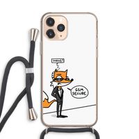 GSM secure: iPhone 11 Pro Transparant Hoesje met koord