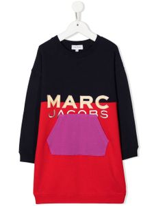 Marc Jacobs Kids robe-sweat à logo brodé - Rouge