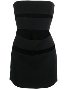 Mônot robe-bustier à découpes - Noir