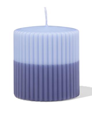 HEMA Stompkaars ⌀10x10cm Rib Blauw (blauw)